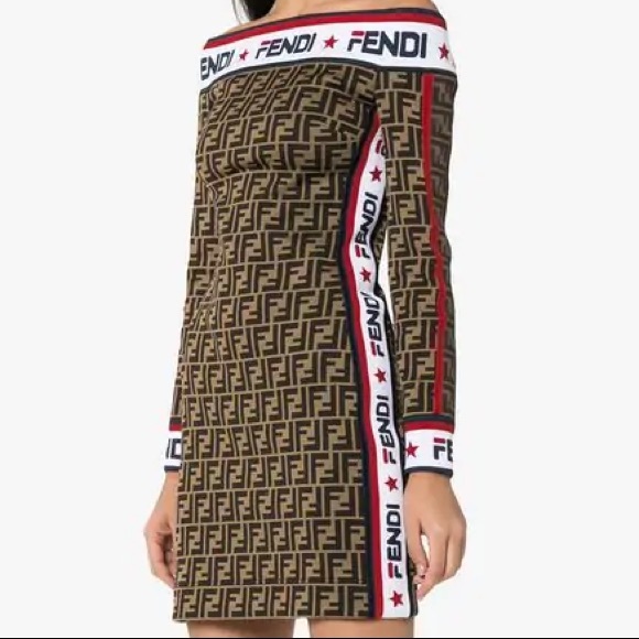 SOLD -Fendi Roma Dress size 42 - Picture 7 of 9